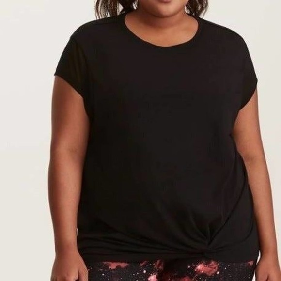 Torrid Active – Mesh Sleeve Side Knot Tee -Size 22/24 - Picture 6 of 6